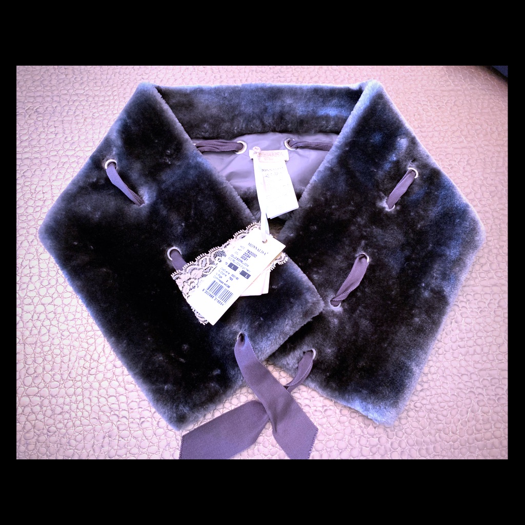 Girls Faux Fur Neck Collar